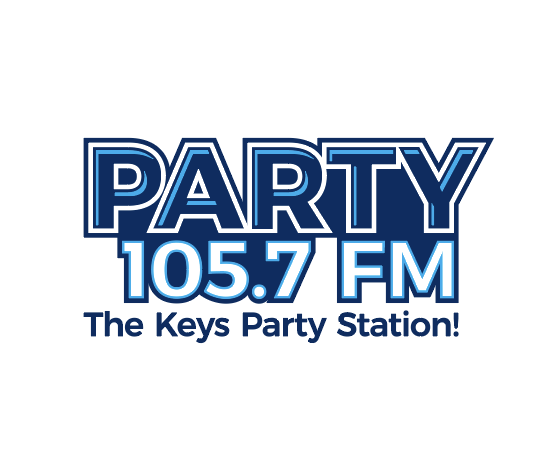 the logo for party 1057 fm